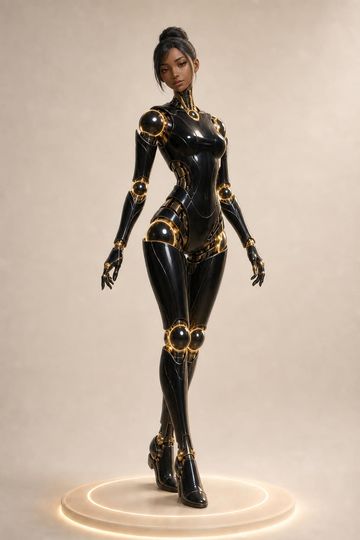 Porcelain Joint, obsidian and gold