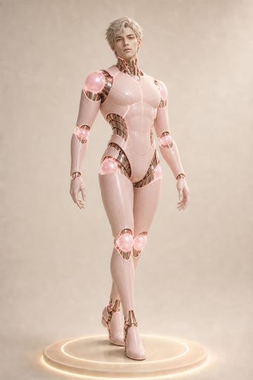 Porcelain Joint, masculine, rose quartz