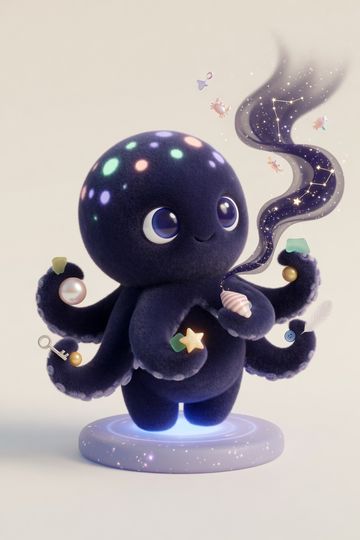 Octopal, starlight ink