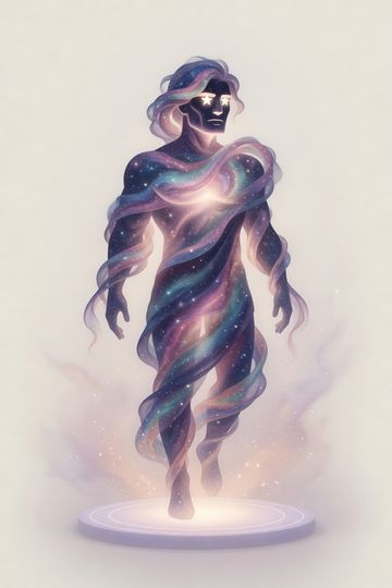 Constellation, galaxy ribbon, masculine