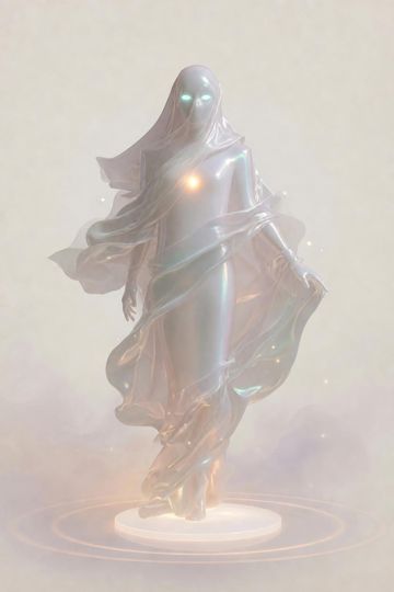 Veilform, pearl, neutral